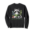 One More Chapter Book Reading Racoon Sweatshirt - Unique Graphic Men Women - T-Shirt, Sweatshirt, Hoodie
