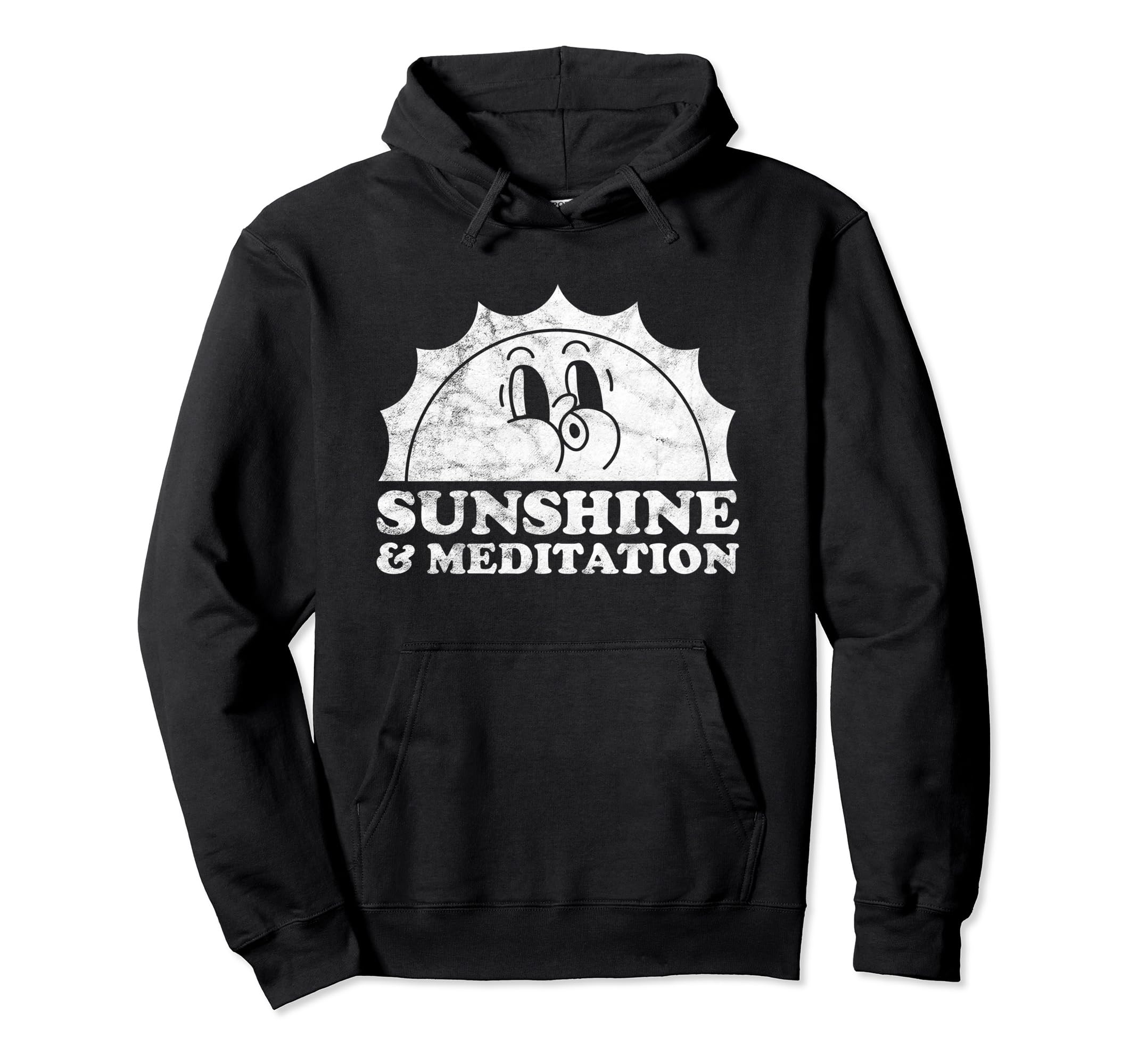 Sunshine And Meditation Sun Mindfulness Hoodie - Graphic Print Men Women - T-Shirt, Sweatshirt, Hoodie