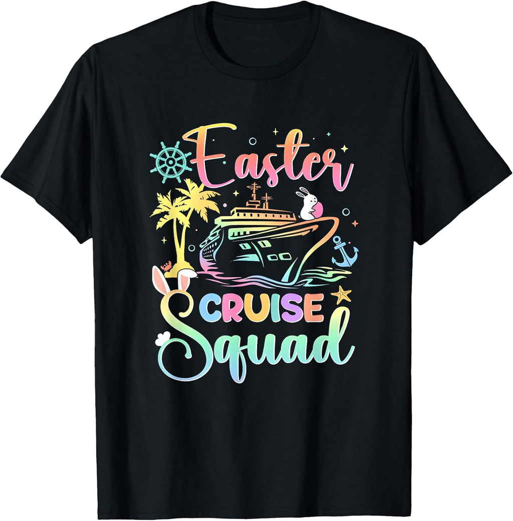 Funny Easter Cruise 2026 Squad Cruising Unisex T-shirt, Sweatshirt, Hoodie, Long Sleeve Tee - T-Shirt, Sweatshirt, Hoodie