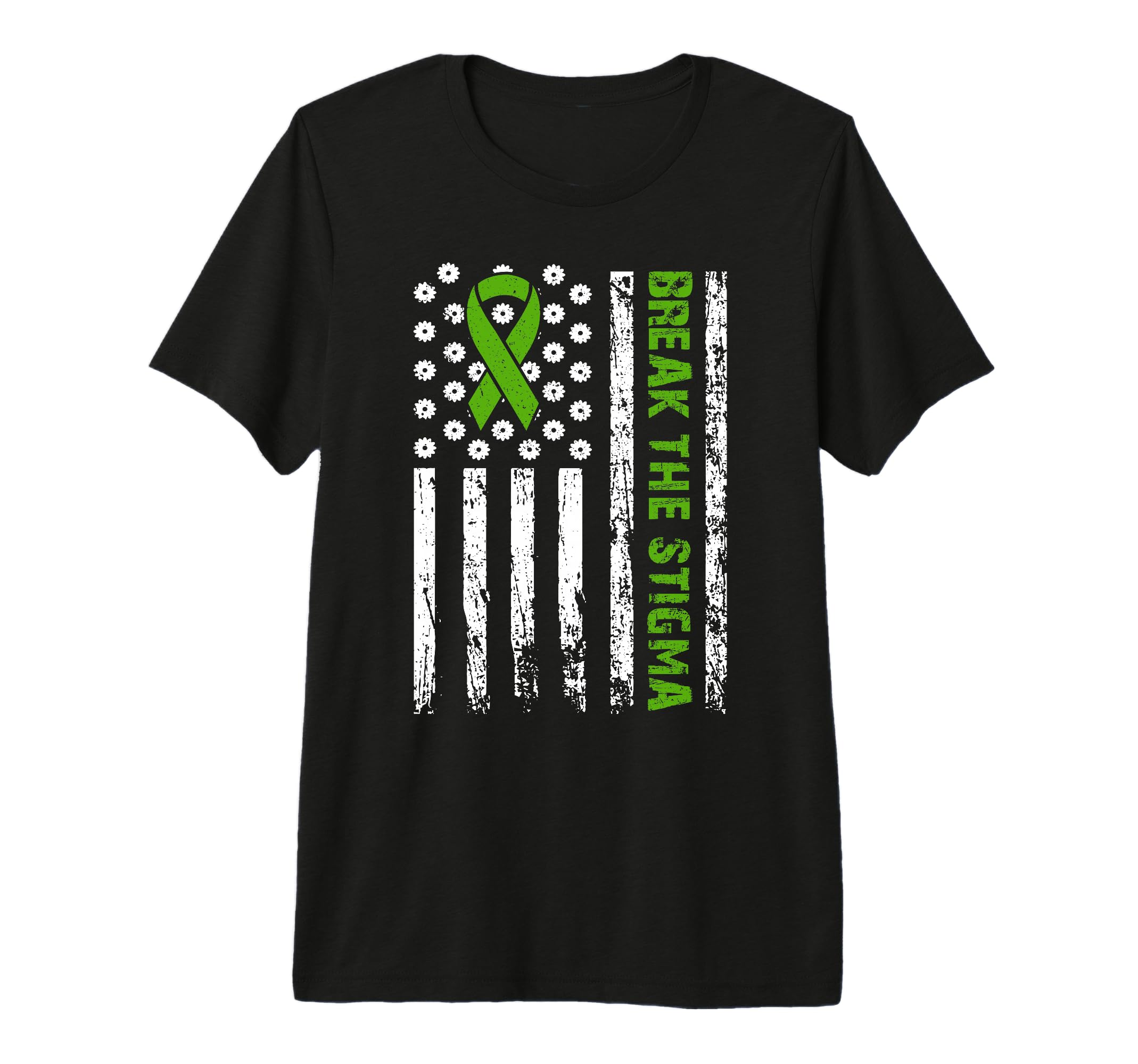 Mental Health Matters Break Stigma T-Shirt - Fun Novelty Design Men Women - T-Shirt, Sweatshirt, Hoodie