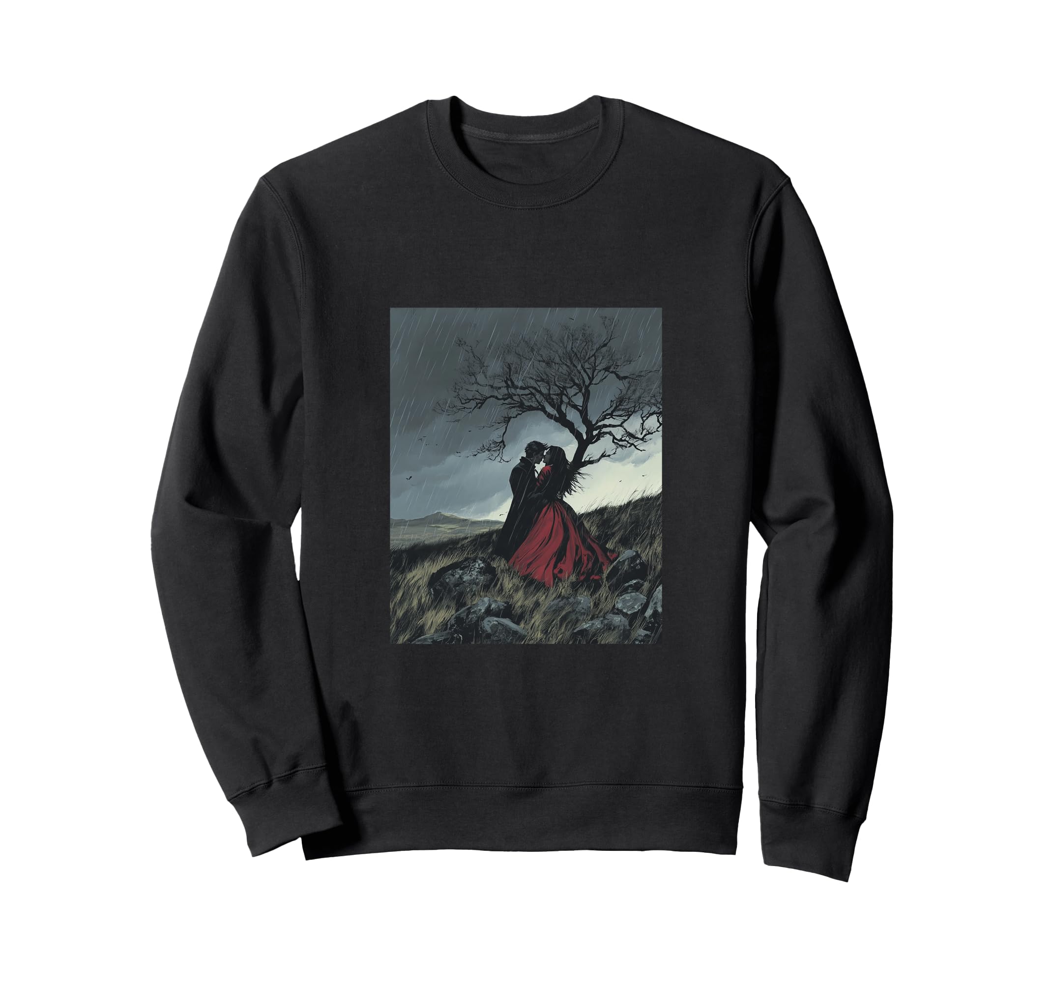 Wuthering Heights Heathcliff And Sweatshirt - Streetwear Style for Adults - T-Shirt, Sweatshirt, Hoodie
