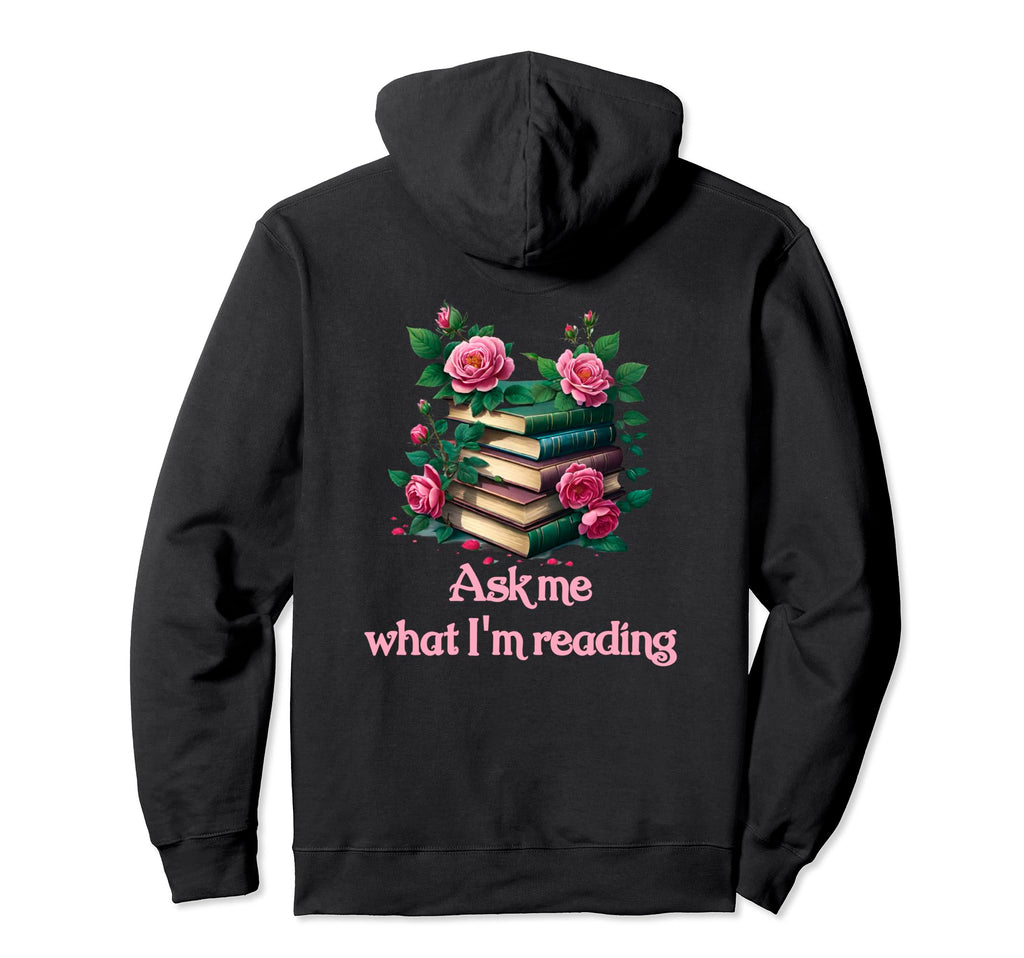 Book Worm Book Stack Reading Addict Hoodie - Casual Everyday Wear Unisex - T-Shirt, Sweatshirt, Hoodie