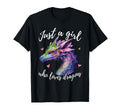 Just Who Loves Dragons Dragon T-Shirt - Trendy Graphic Men Women - T-Shirt, Sweatshirt, Hoodie