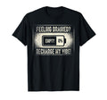 Funny Drained Battery Low Energy T-Shirt - Unique Graphic for Adults - T-Shirt, Sweatshirt, Hoodie
