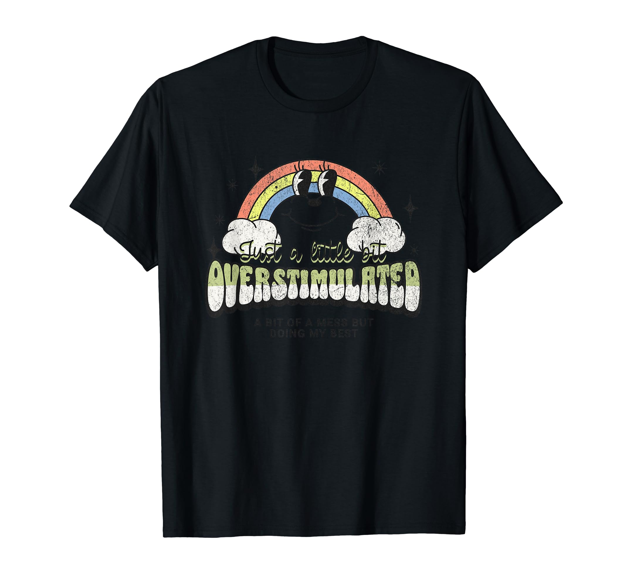 Funny Mental Health And Overstimulated Club Hoodie - Trendy Graphic Unisex - T-Shirt, Sweatshirt, Hoodie