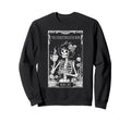 Overstimulated Mom Funny Skeleton Sweatshirt - Minimalist Print Unisex - T-Shirt, Sweatshirt, Hoodie