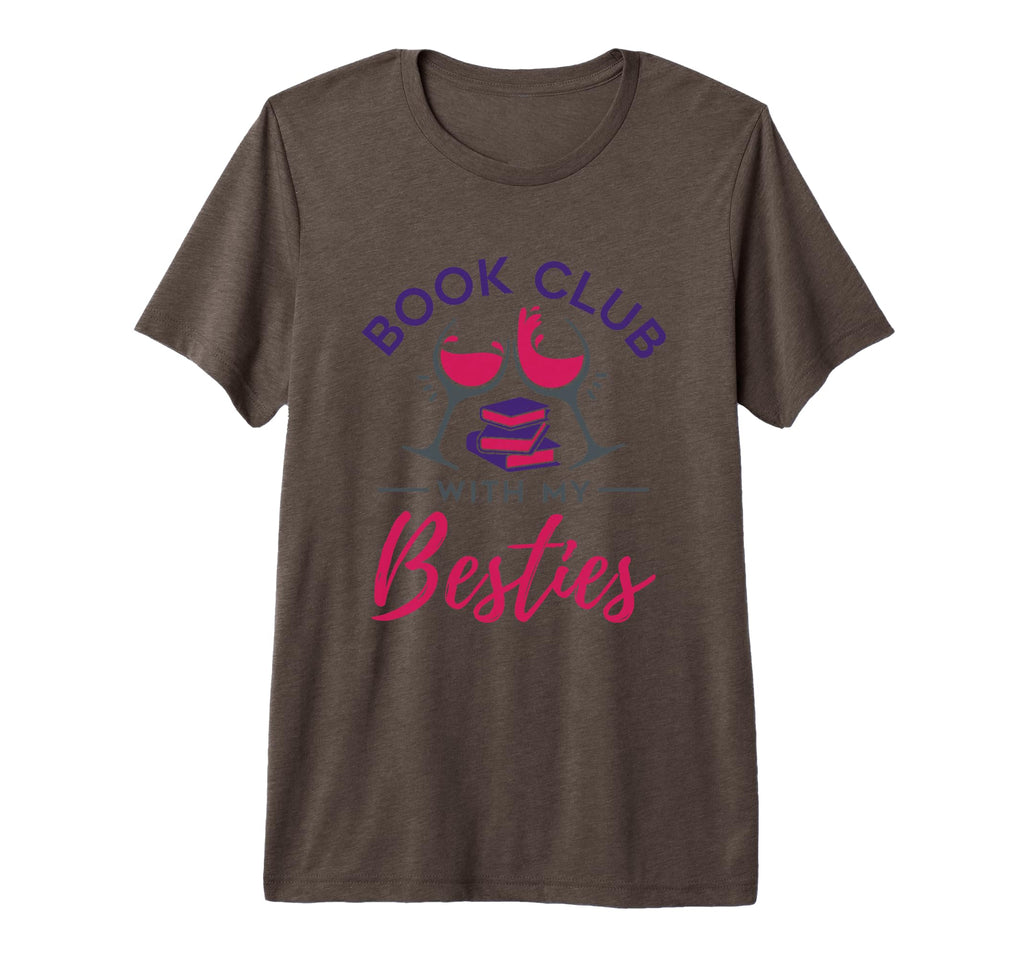 Book Club My Besties Reading Books T-Shirt - Custom Art Print for Adults - T-Shirt, Sweatshirt, Hoodie