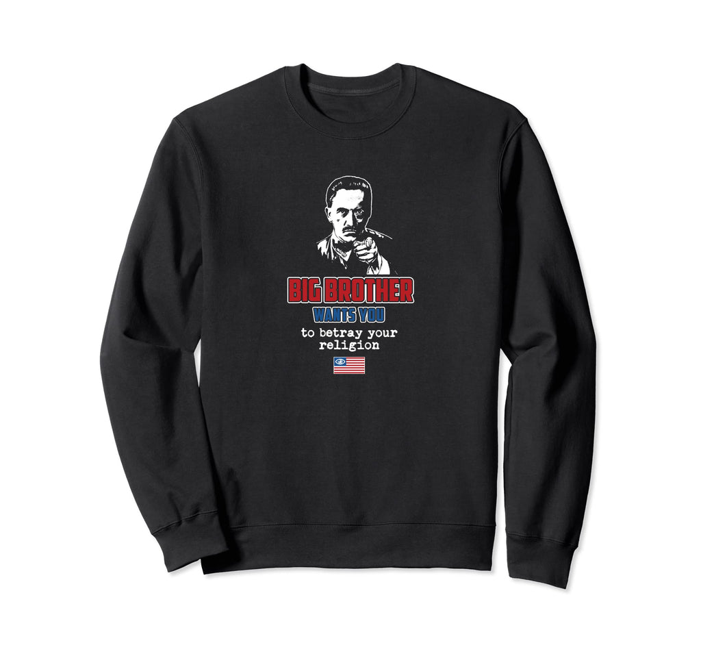 1984 Dystopian Big Brother Sweatshirt - Casual Everyday Wear Unisex - T-Shirt, Sweatshirt, Hoodie