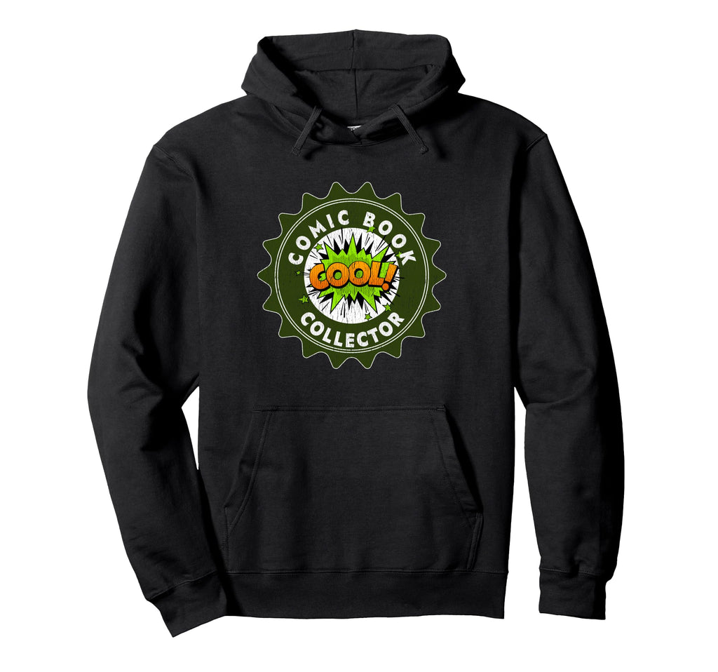 Badge Comic Book Collector Hoodie - Aesthetic Graphic Unisex - T-Shirt, Sweatshirt, Hoodie