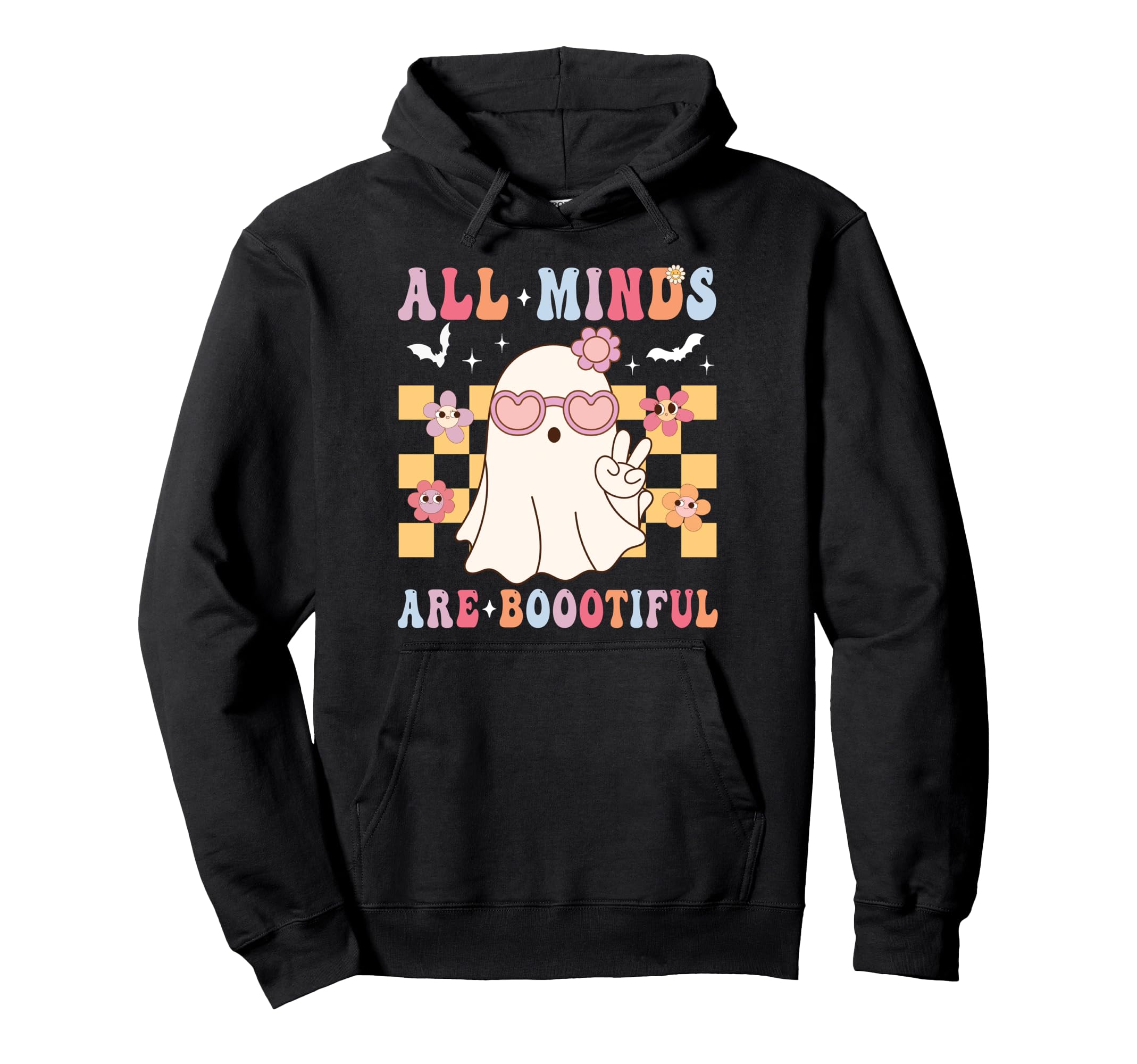 All Minds Are Boootiful Ghost Halloween Hoodie - Fun Novelty Design Unisex - T-Shirt, Sweatshirt, Hoodie