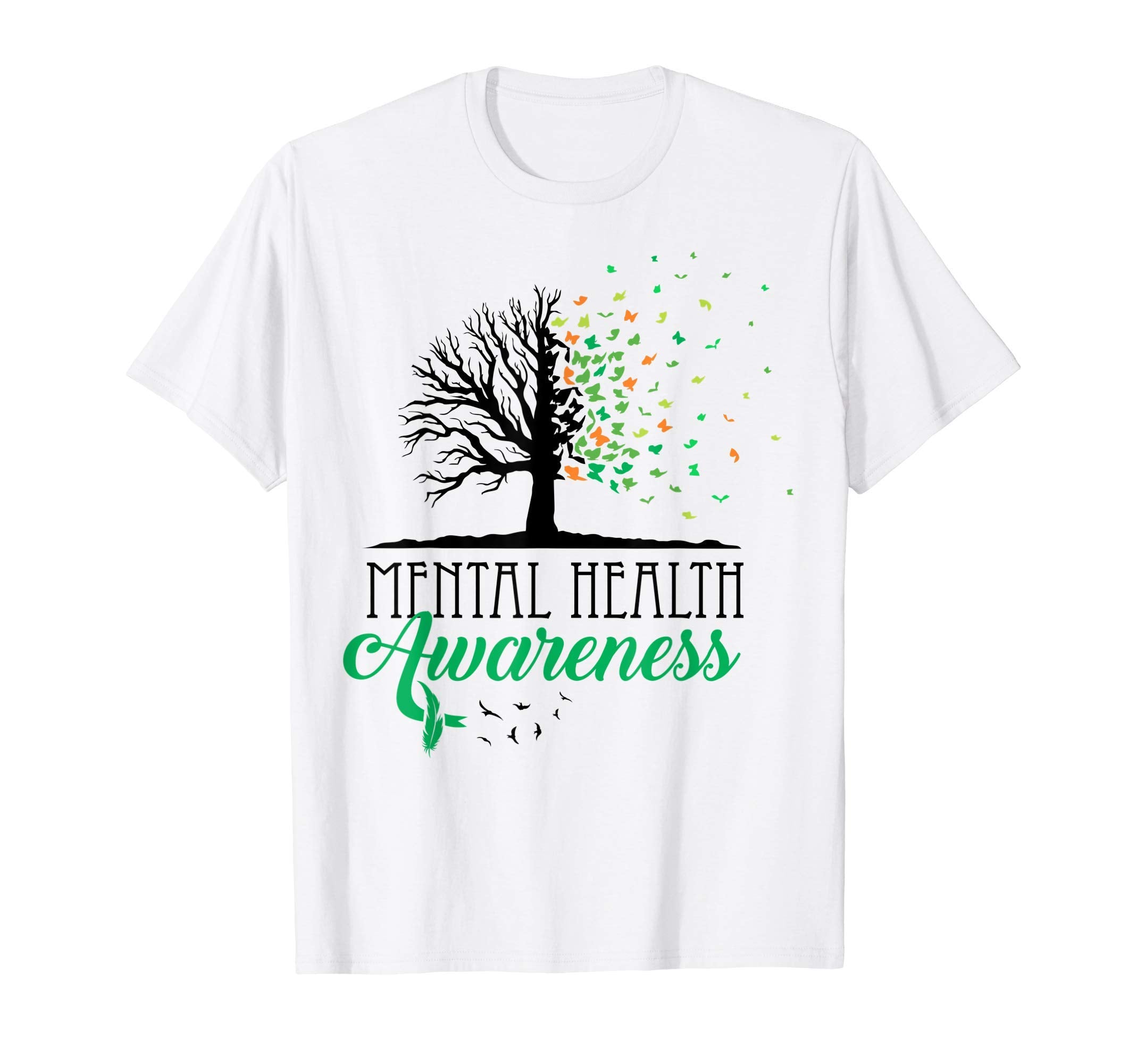 Trees Mental Health Awareness Month T-Shirt - Graphic Print Unisex - T-Shirt, Sweatshirt, Hoodie
