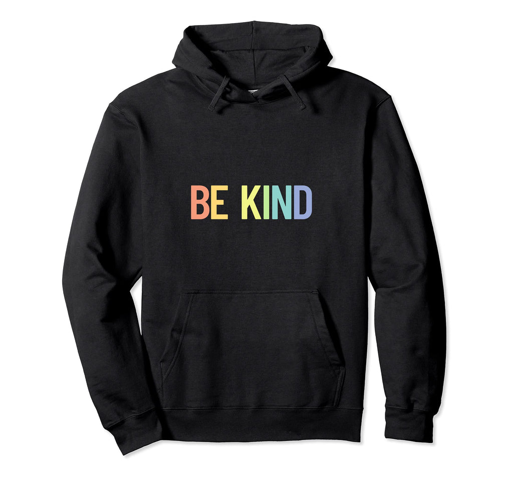 Be Kind Pastel Rainbow Kindness Hoodie - Custom Art Print Unisex - T-Shirt, Sweatshirt, Hoodie