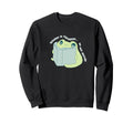 Frog Bookworm Reading Sweatshirt - Casual Everyday Wear for Adults - T-Shirt, Sweatshirt, Hoodie