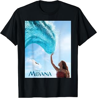 Moana Live-Action Movie 2026 Ocean Wave & Logo Poster T-Shirt Unisex T-shirt, Sweatshirt, Hoodie, Long Sleeve Tee - T-Shirt, Sweatshirt, Hoodie