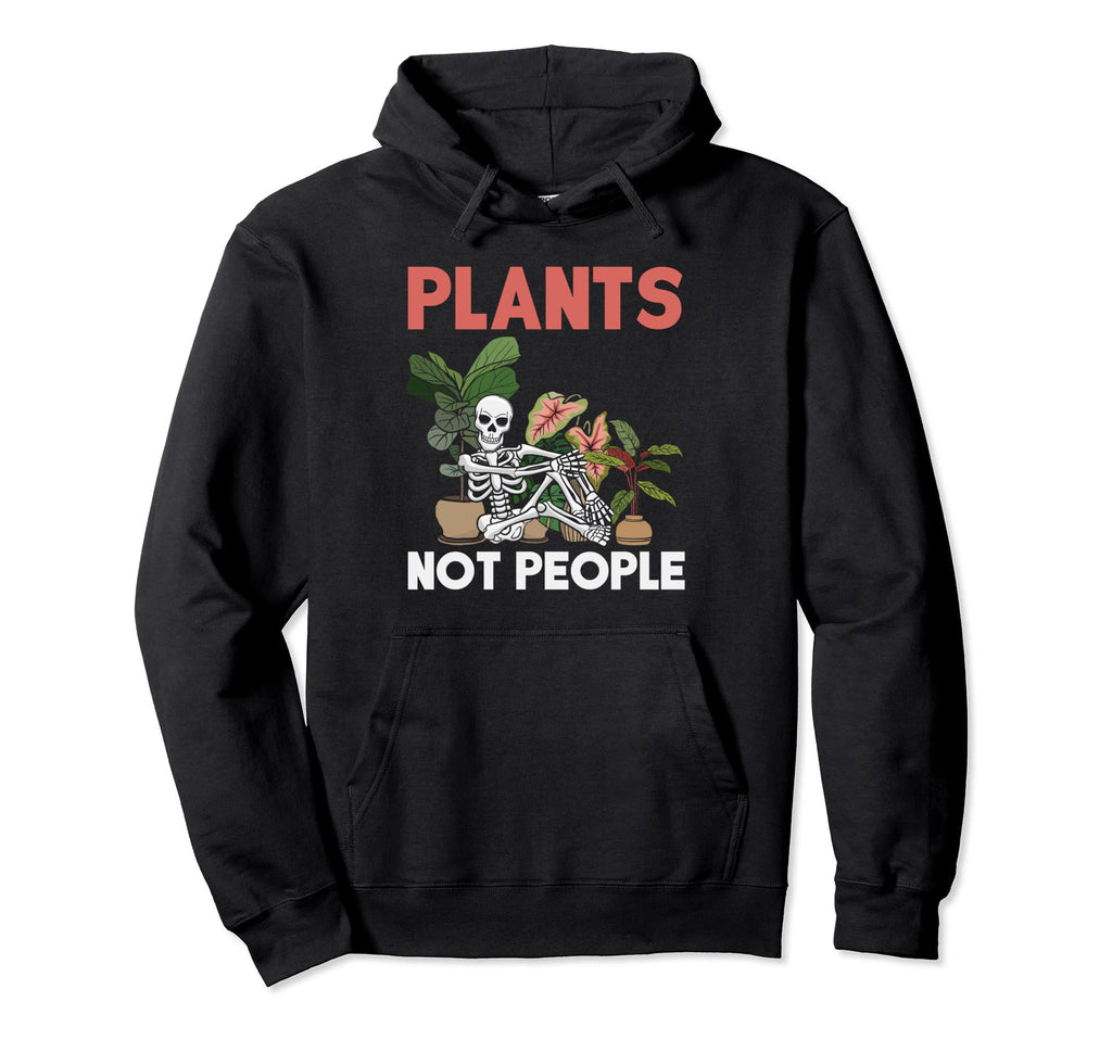 Gardener Skeleton Introvert Garden Hoodie - Casual Everyday Wear Unisex - T-Shirt, Sweatshirt, Hoodie