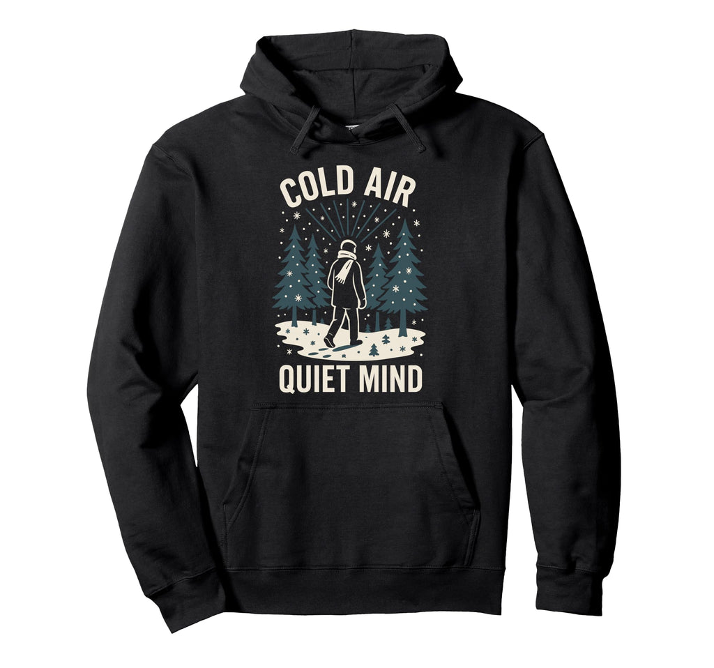 Forest Walk Overthinker Mental Reset Hoodie - Minimalist Print Men Women - T-Shirt, Sweatshirt, Hoodie