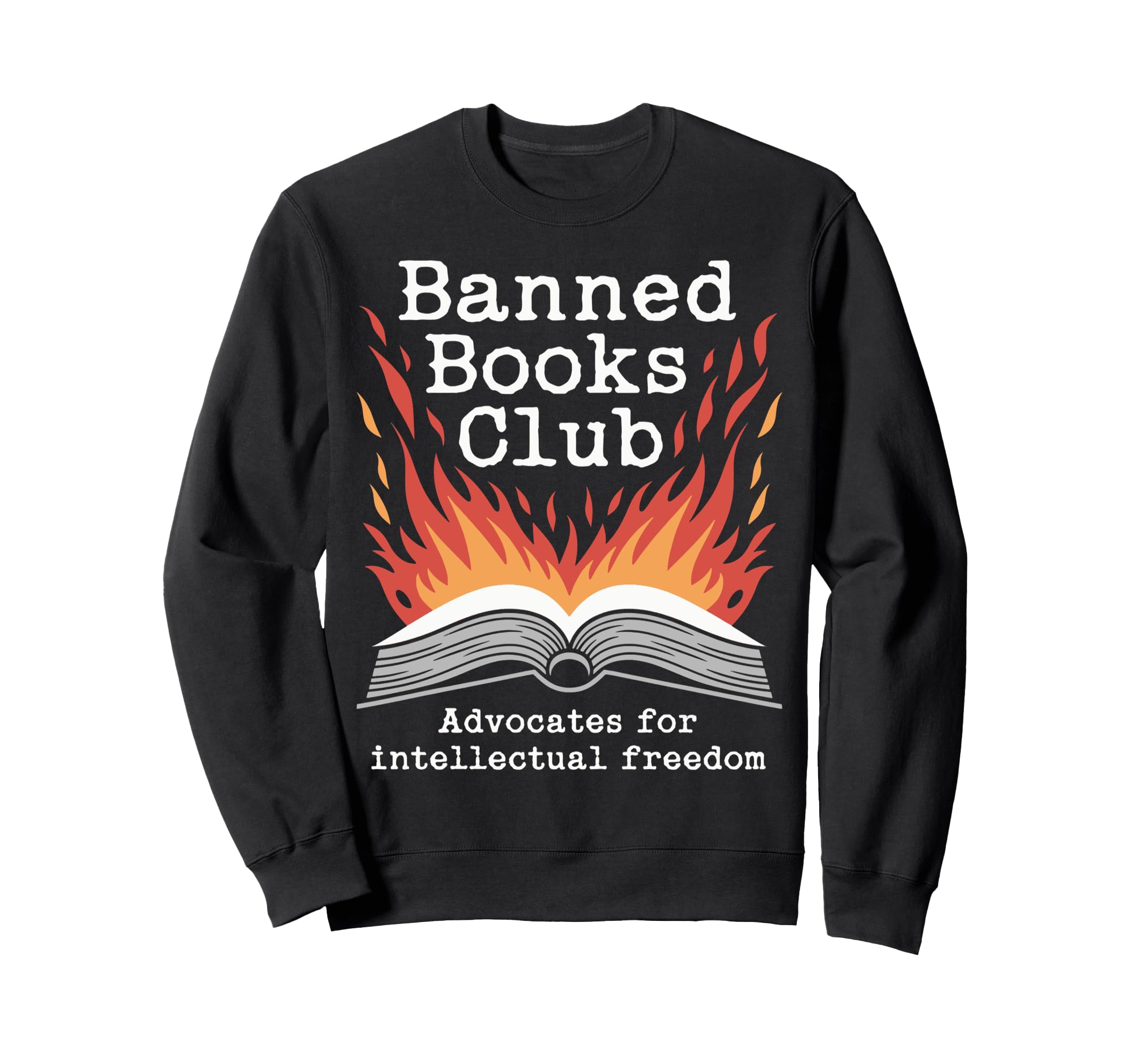 Banned Books Club Advocates Sweatshirt - Minimalist Print Unisex - T-Shirt, Sweatshirt, Hoodie