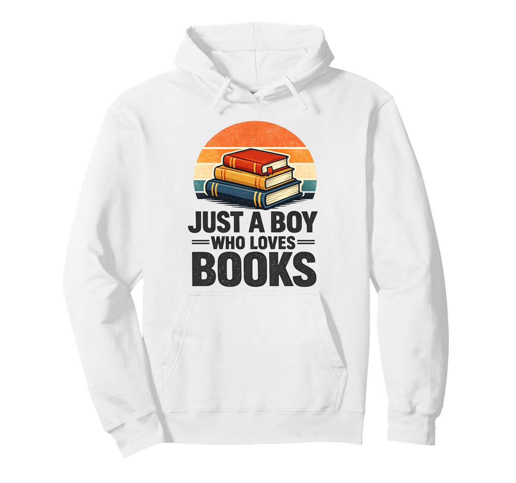 Just Who Loves Books Funny Bibliophile Hoodie - Streetwear Style Men Women - T-Shirt, Sweatshirt, Hoodie