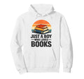 Just Who Loves Books Funny Bibliophile Hoodie - Streetwear Style Men Women - T-Shirt, Sweatshirt, Hoodie