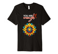 You Are Enough Yoga Meditation Mandala T-Shirt - Trendy Graphic for Adults - T-Shirt, Sweatshirt, Hoodie