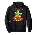 Im Ok Funny Librarian Book Stack Art Hoodie - Graphic Print Men Women - T-Shirt, Sweatshirt, Hoodie