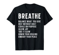 Breathe Mindfulness Meditation T-Shirt - Custom Art Print for Adults - T-Shirt, Sweatshirt, Hoodie