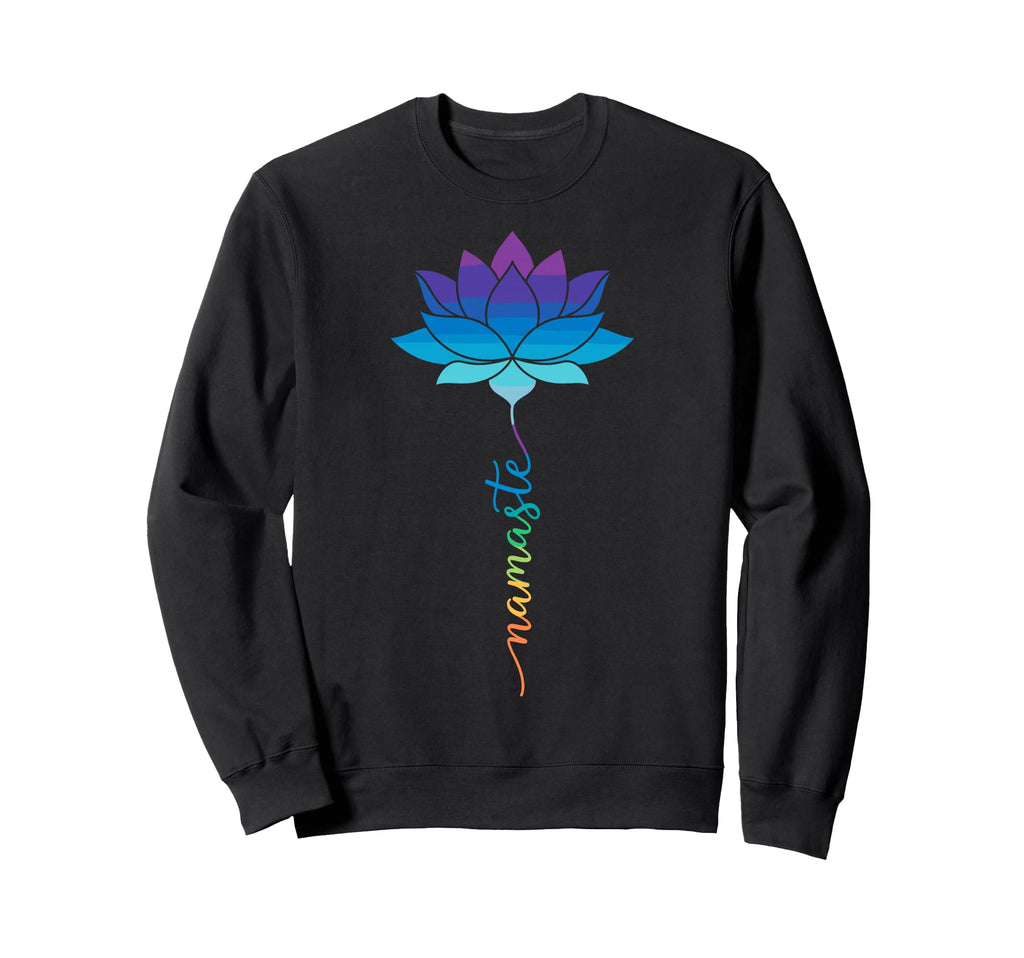 Yoga Meditation Chakra Lotus Flower Sweatshirt - Unique Graphic Unisex - T-Shirt, Sweatshirt, Hoodie