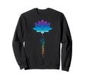Yoga Meditation Chakra Lotus Flower Sweatshirt - Unique Graphic Unisex - T-Shirt, Sweatshirt, Hoodie