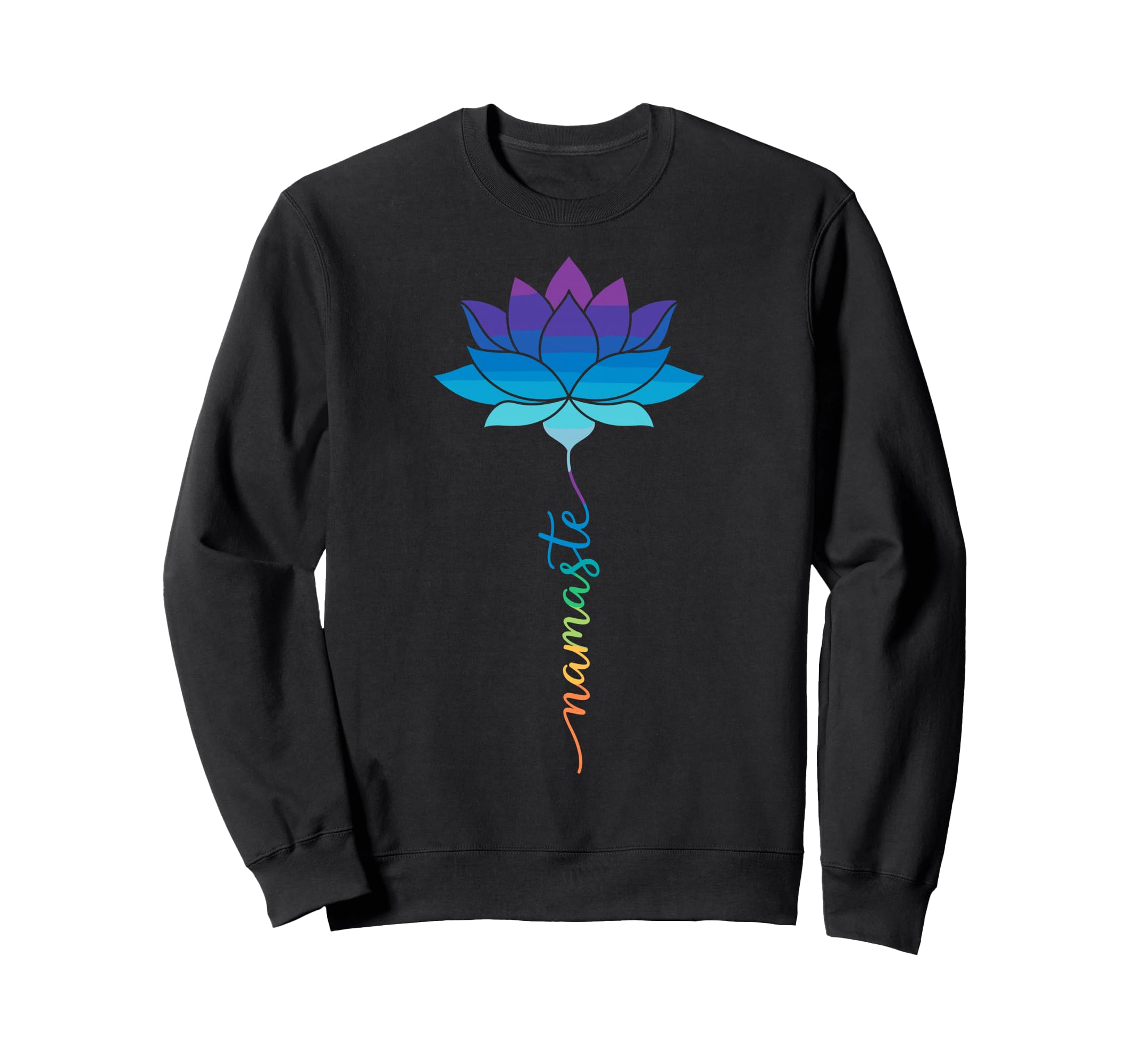 Yoga Meditation Chakra Lotus Flower Sweatshirt - Unique Graphic Unisex - T-Shirt, Sweatshirt, Hoodie