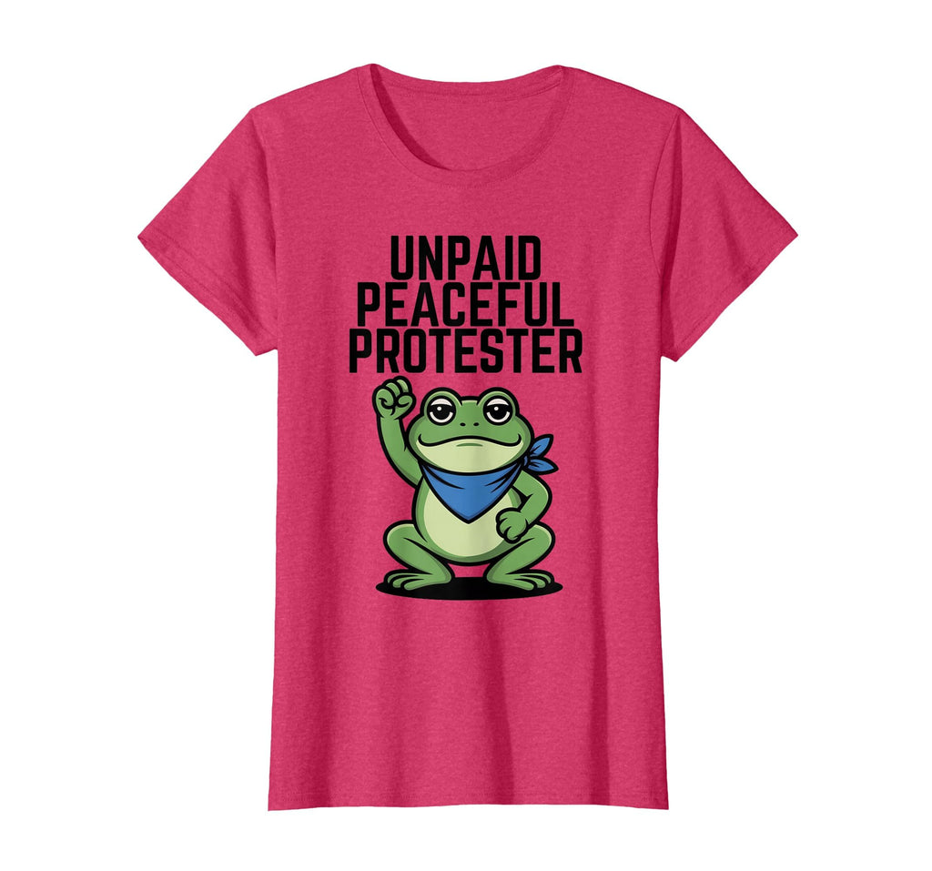Frog Protest Unpaid Peaceful T-Shirt - Casual Everyday Wear for Adults - T-Shirt, Sweatshirt, Hoodie