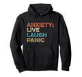 Funny Anxiety Anxiety Awareness Mental Hoodie - Minimalist Print Unisex - T-Shirt, Sweatshirt, Hoodie