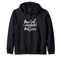 Healthy People Mental Health Awareness Hoodie - Aesthetic Graphic Unisex - T-Shirt, Sweatshirt, Hoodie