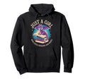 Just Who Loves Dragons And Books Hoodie - Casual Everyday Wear Men Women - T-Shirt, Sweatshirt, Hoodie