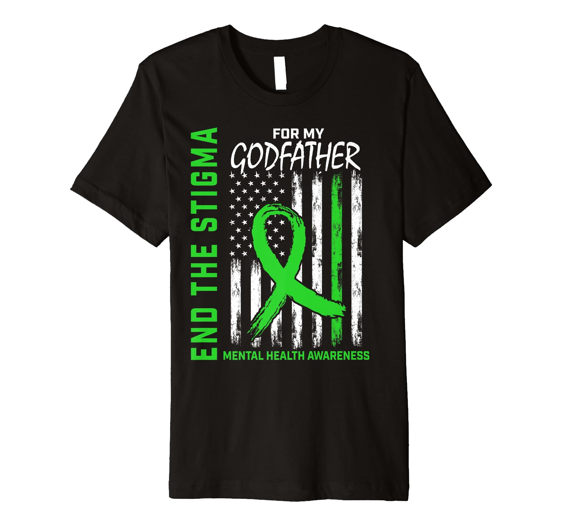 End Stigma Mental Health Awareness T-Shirt - Custom Art Print for Adults - T-Shirt, Sweatshirt, Hoodie