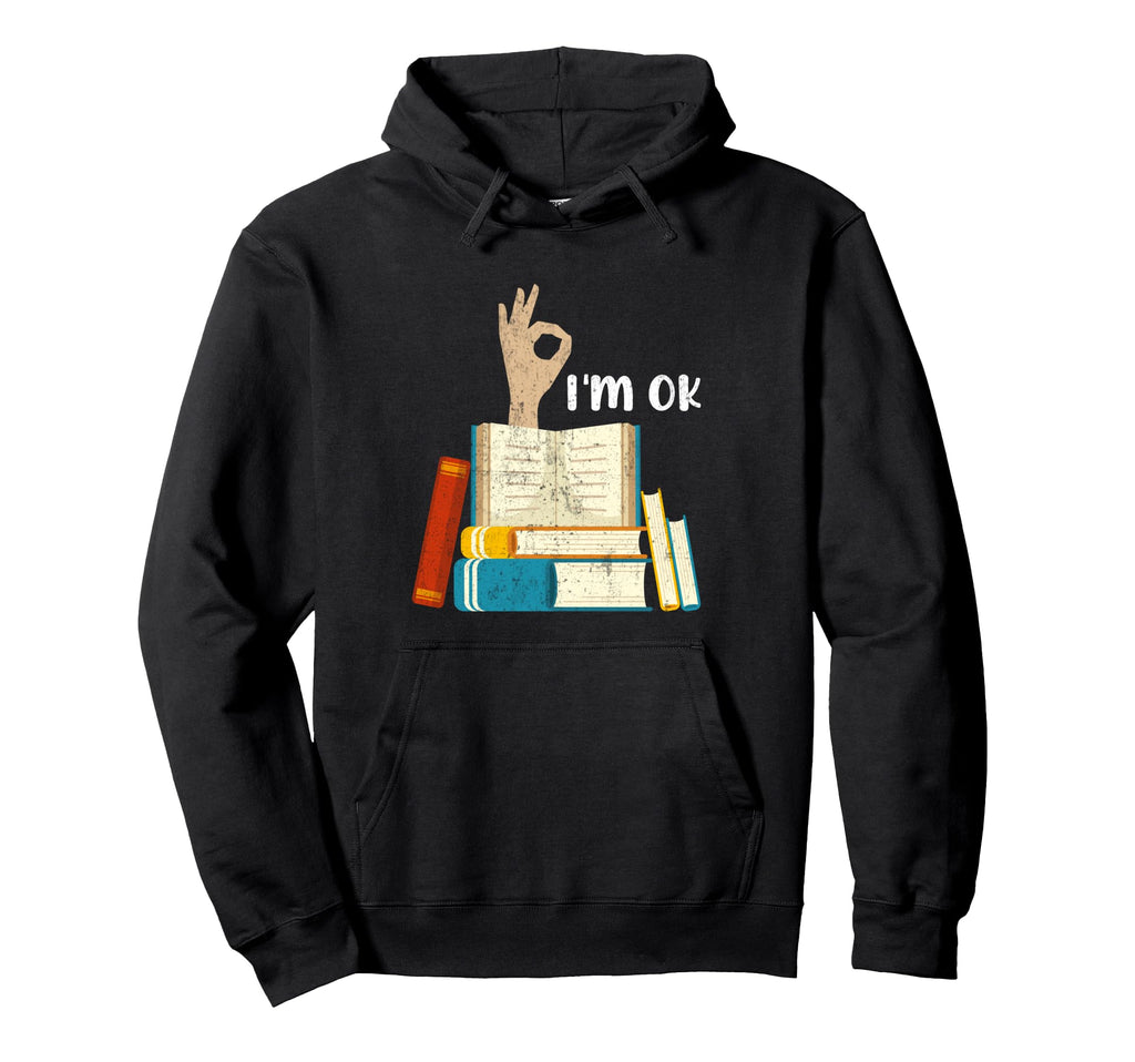 Reading Books Librarian Reader Nerd Im Hoodie - Unique Graphic Men Women - T-Shirt, Sweatshirt, Hoodie