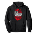 Funny Bookworm Fantasy Reader Dragon Hoodie - Custom Art Print Men Women - T-Shirt, Sweatshirt, Hoodie
