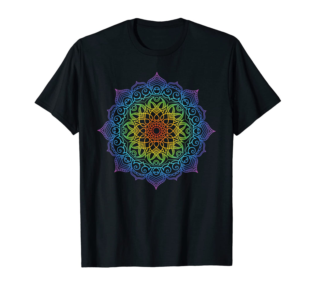 Mandala Buddhism Mindfulness T-Shirt - Fun Novelty Design Men Women - T-Shirt, Sweatshirt, Hoodie