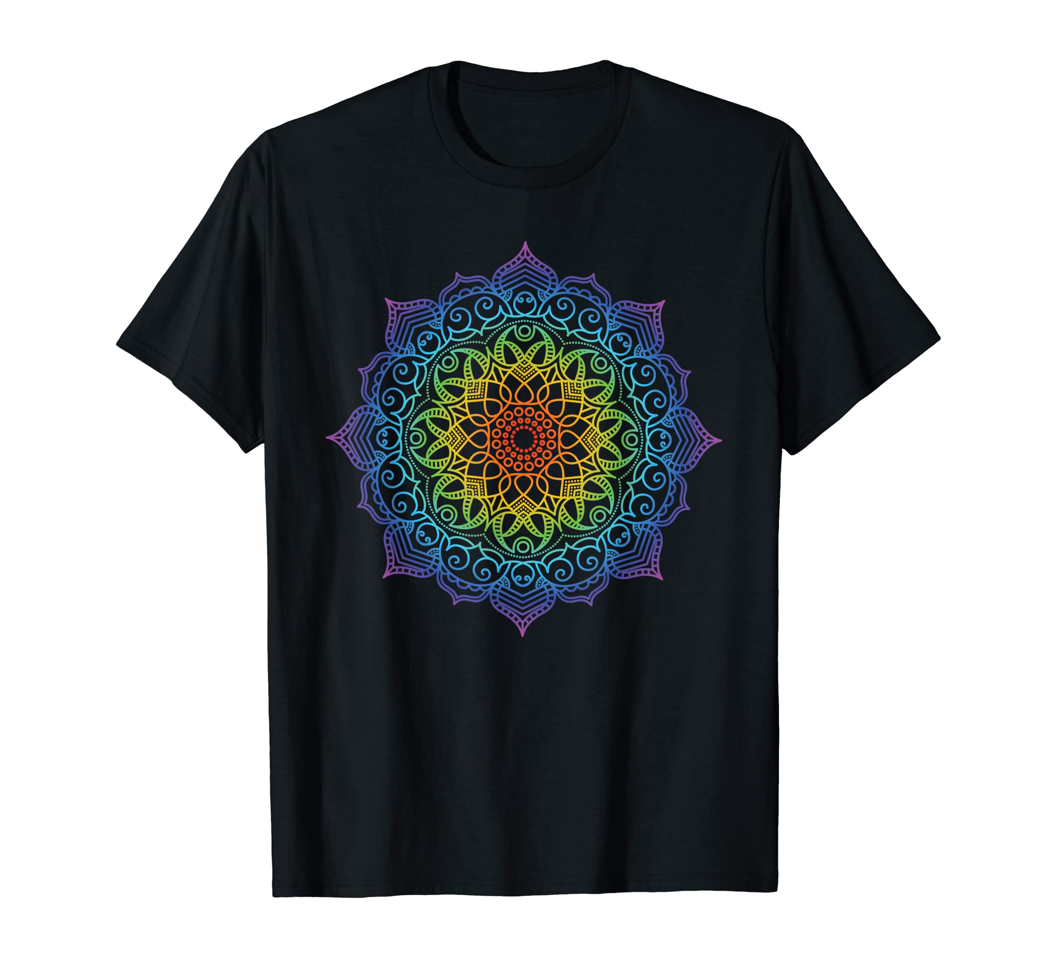 Mandala Buddhism Mindfulness T-Shirt - Fun Novelty Design Men Women - T-Shirt, Sweatshirt, Hoodie