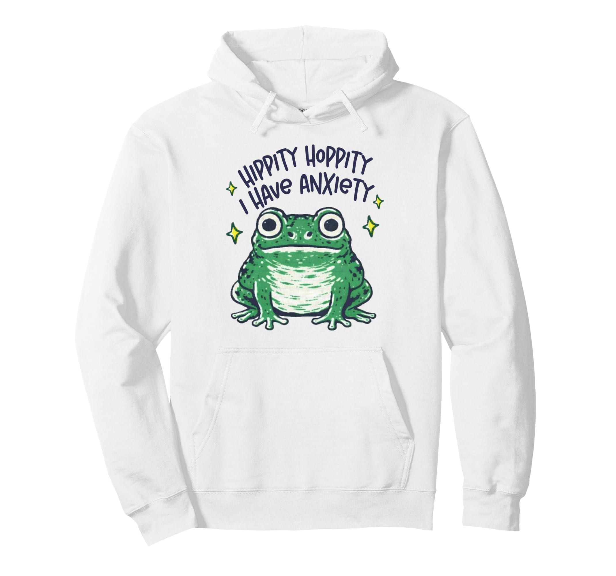 Mental Health Depression Frog Hoodie - Casual Everyday Wear for Adults - T-Shirt, Sweatshirt, Hoodie