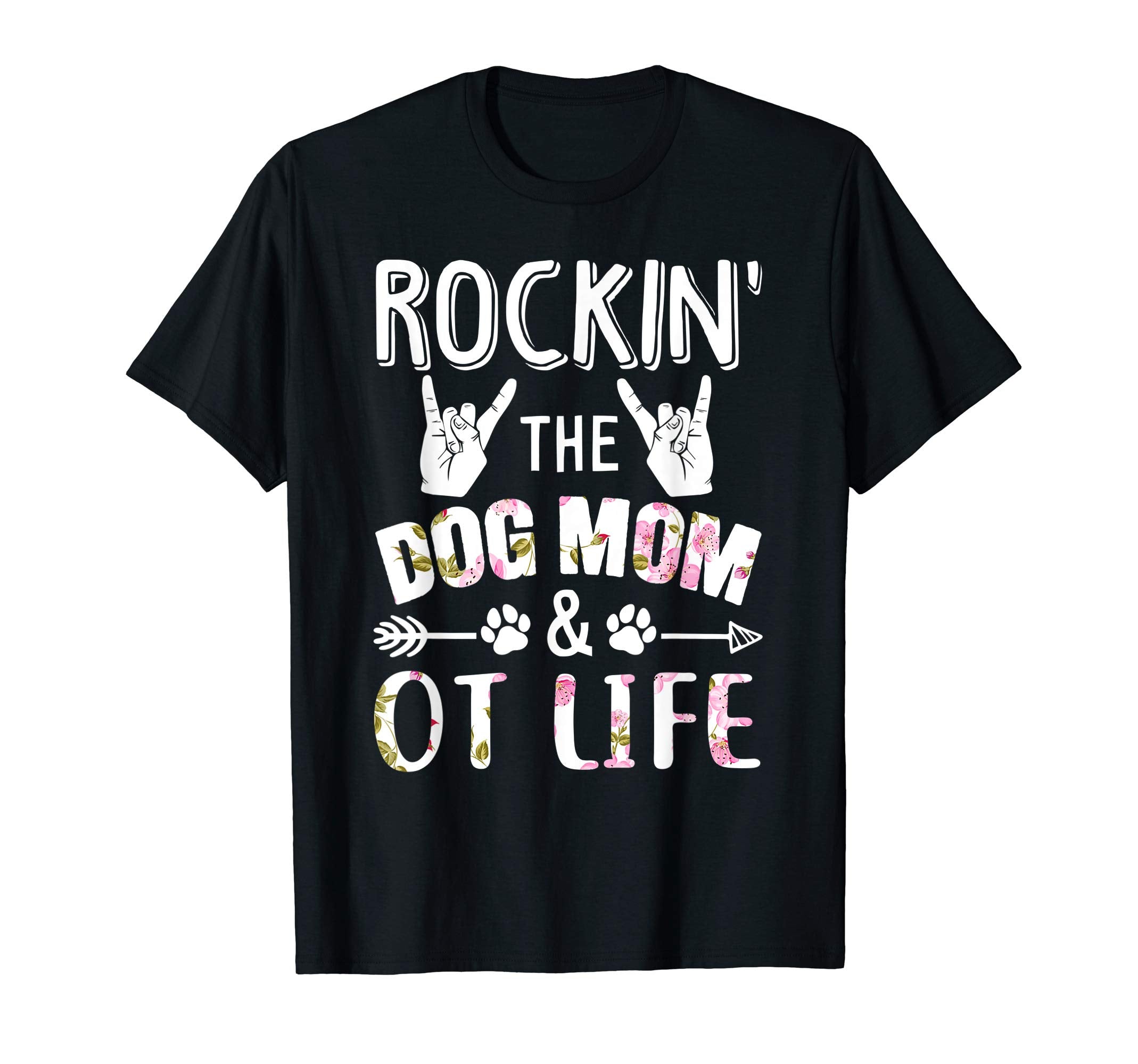 Rockin Dog Mom Occupational T-Shirt - Casual Everyday Wear Men Women - T-Shirt, Sweatshirt, Hoodie