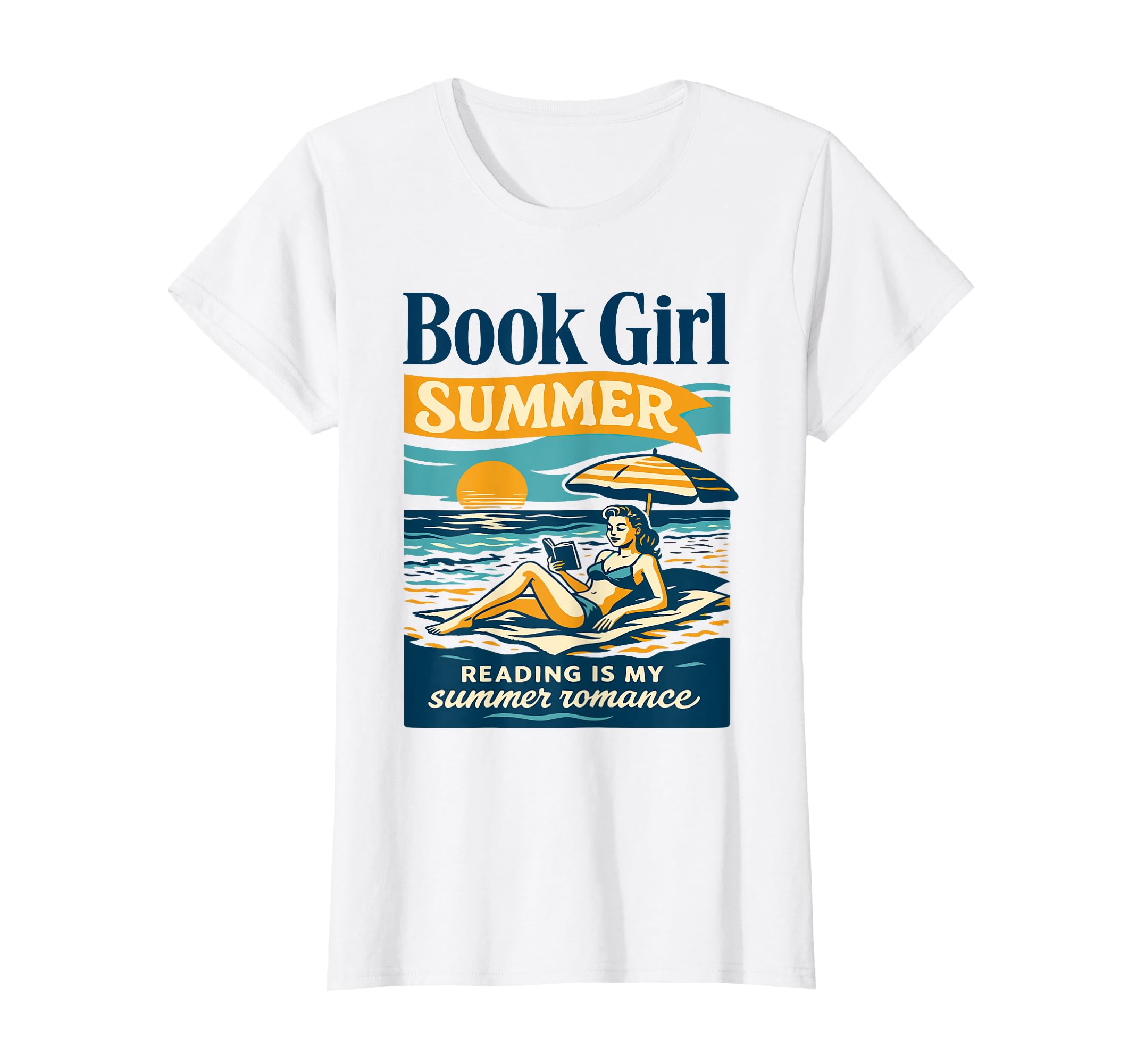 Book Summer T-Shirt - Minimalist Print for Adults - T-Shirt, Sweatshirt, Hoodie