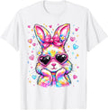 Cute Tie Dye Rabbit Easter Women Girl Kid Shirts Unisex T-shirt, Sweatshirt, Hoodie, Long Sleeve Tee - T-Shirt, Sweatshirt, Hoodie