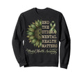 End Stigma Mental Health Sweatshirt - Casual Everyday Wear Men Women - T-Shirt, Sweatshirt, Hoodie