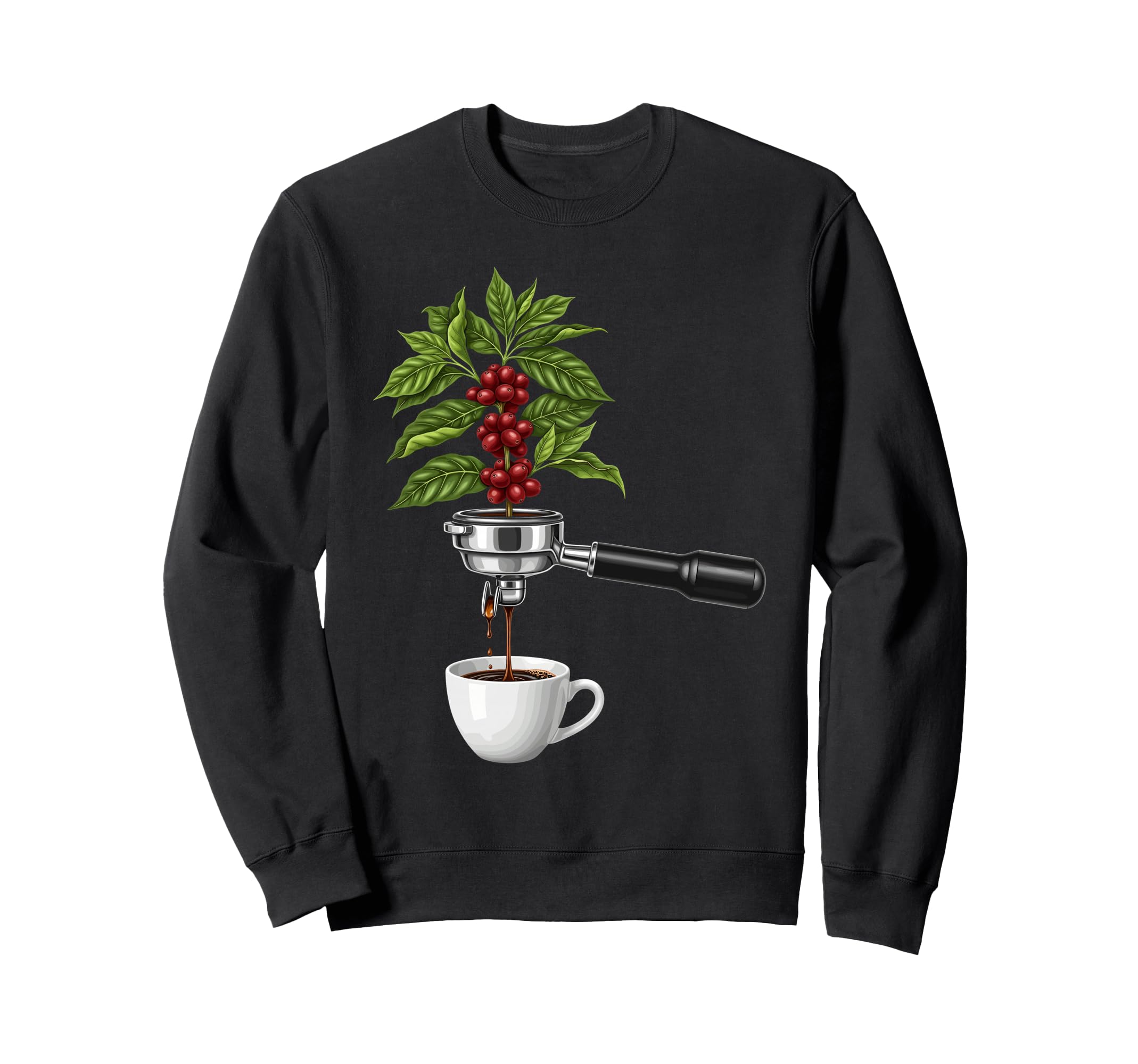 Espresso Coffee Plant Barista Sweatshirt - Casual Everyday Wear Unisex - T-Shirt, Sweatshirt, Hoodie