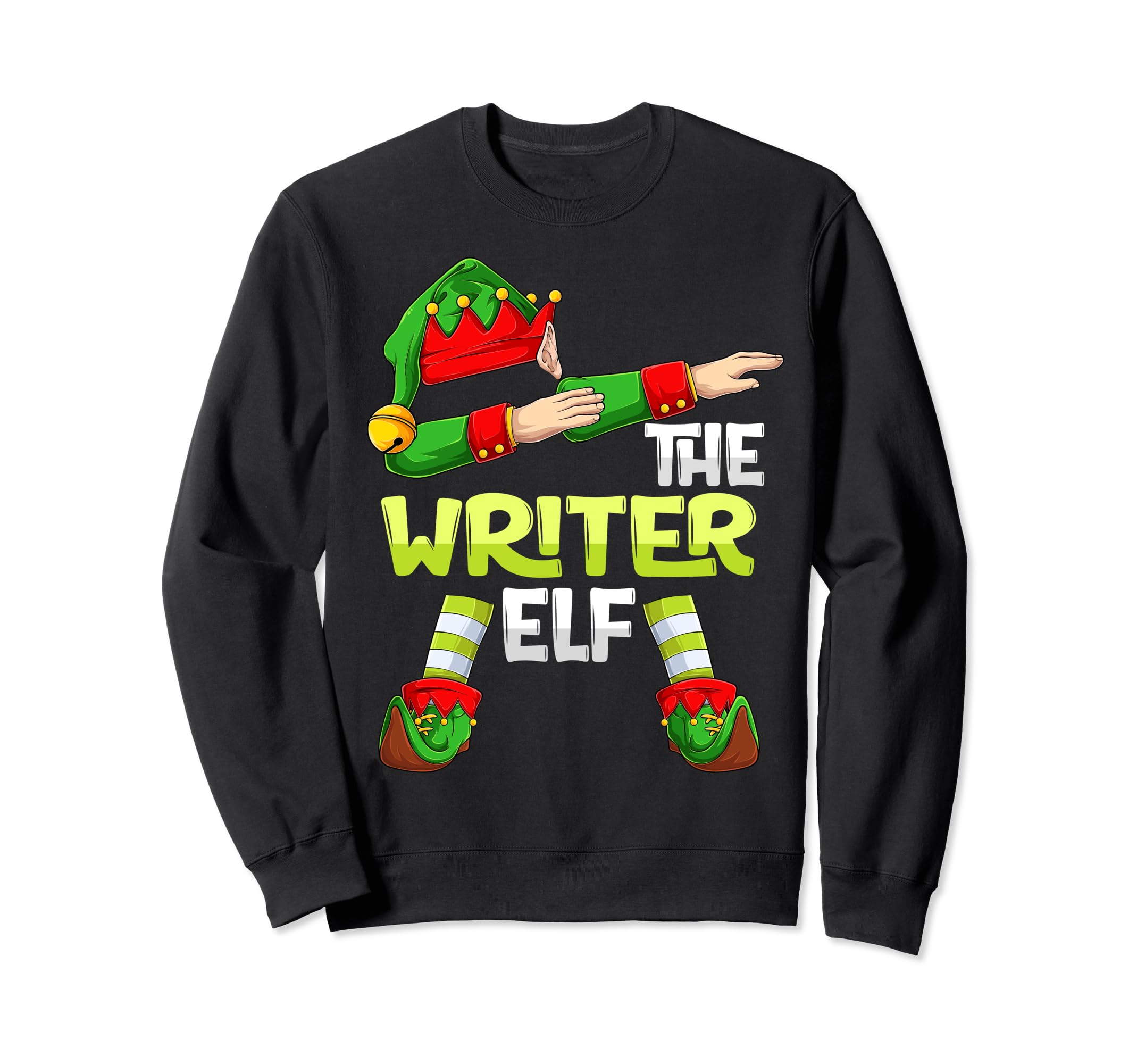 Dabbing Elf Literature Book Sweatshirt - Casual Everyday Wear Men Women - T-Shirt, Sweatshirt, Hoodie