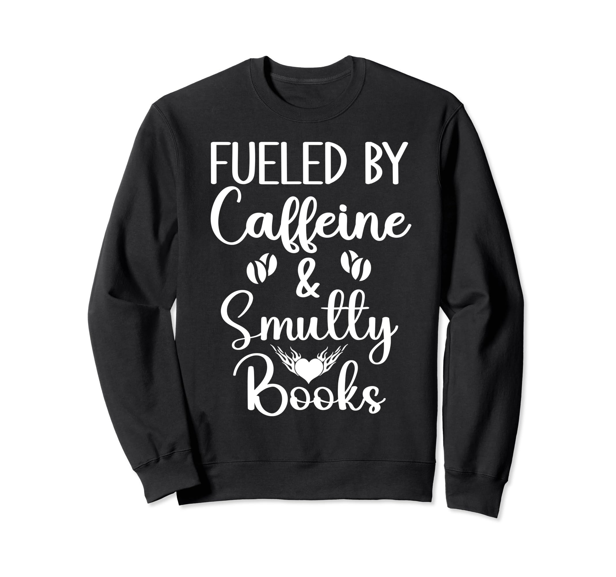Spicy Book Coffee Icy Fueled Sweatshirt - Fun Novelty Design for Adults - T-Shirt, Sweatshirt, Hoodie