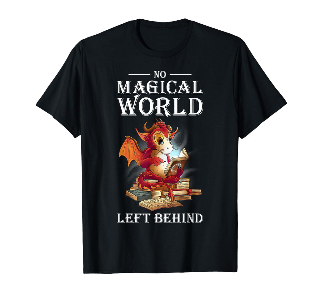 Bookworm Dragon Fantasy Book T-Shirt - Casual Everyday Wear for Adults - T-Shirt, Sweatshirt, Hoodie