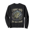 Grumpy Toad And Knife Goblincore Sweatshirt - Graphic Print for Adults - T-Shirt, Sweatshirt, Hoodie
