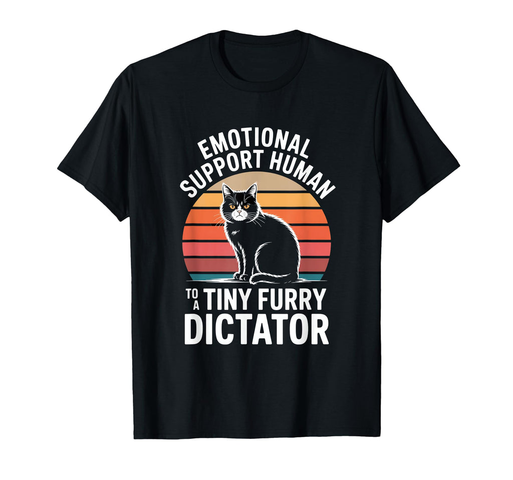 Emotional Support Human Tiny Furry T-Shirt - Minimalist Print Unisex - T-Shirt, Sweatshirt, Hoodie