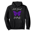 Funny Introvert Antisocial Butterfly Hoodie - Unique Graphic Men Women - T-Shirt, Sweatshirt, Hoodie